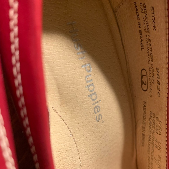 ❤️🔥New red leather heel shoe in box HushPuppies❤️ - Picture 13 of 16